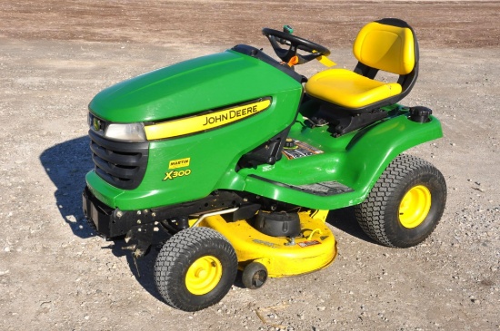 2012 John Deere X300 riding lawn mower