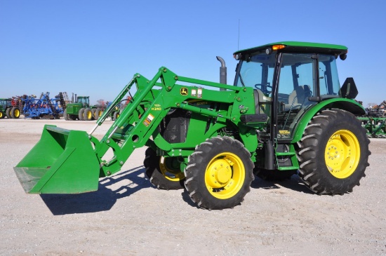 2014 John Deere 5085E MFWD tractor w/loader