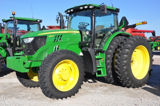2015 John Deere 6150R MFWD tractor