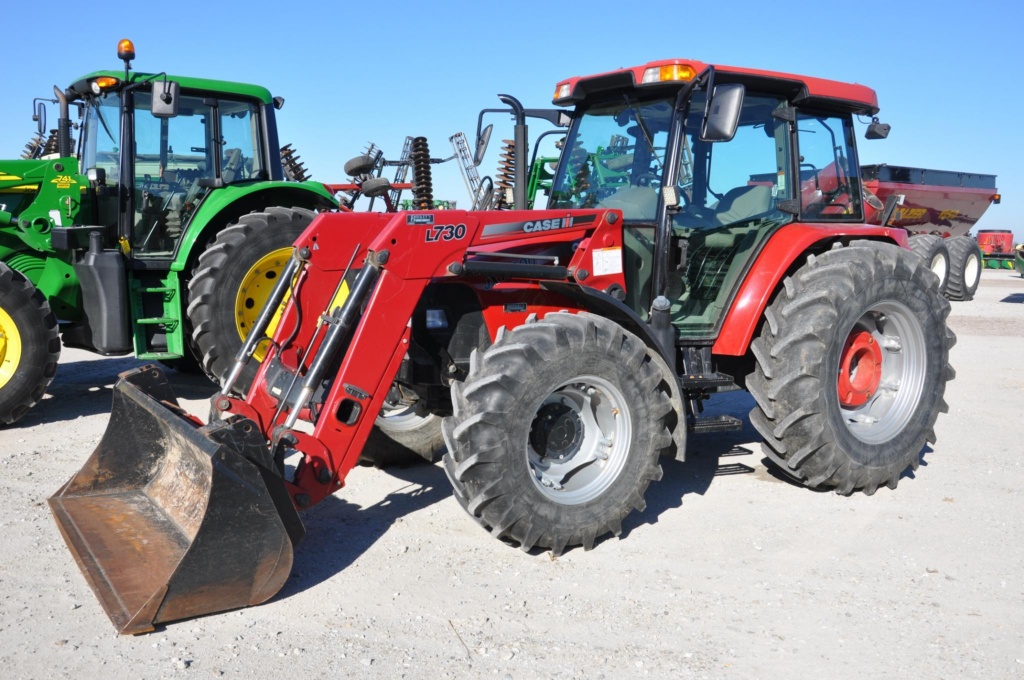 06 Case Ih Jx1100u Mfwd Tractor W Loader Farm Equipment Machinery Online Auctions Proxibid