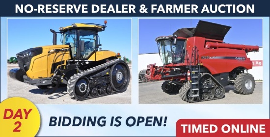 Day 2, Ring 1 - No Reserve Dealer & Farmer Auction