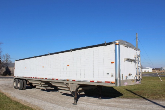 2008 Wilson 42' aluminum hopper bottom trailer