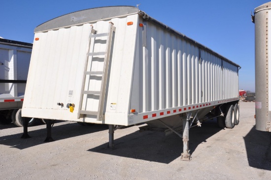 2007 Jet 34' steel hopper bottom trailer