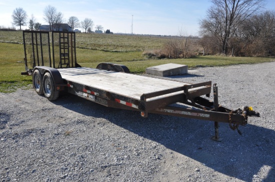 Trailerman 20' flatbed trailer