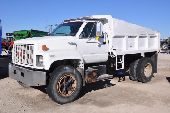 1991 GMC Top Kick dump truck
