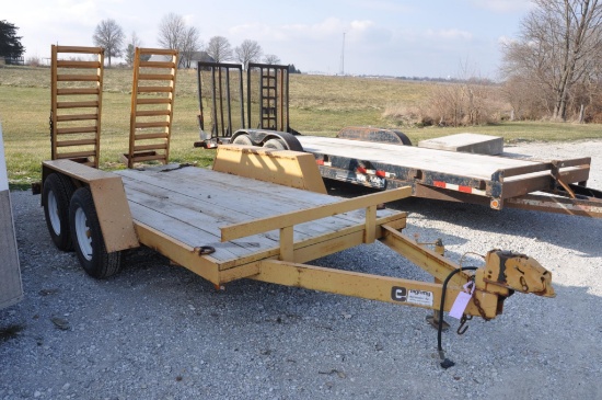 Eighmy 12' flatbed trailer