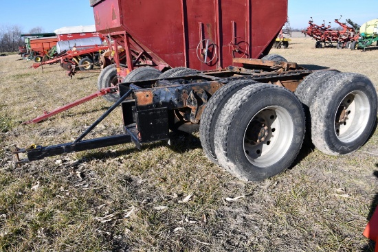 Shop built semi dolly