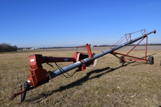 Peck 8"x61' swing-away auger