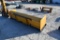Express 10' snow pusher with skid steer hook ups