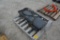 Bradco skidsteer hyd. adj. plate