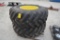 (2) Goodyear 18.4R26 tires on 8 bolt rims
