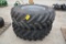 (2) Titan 18.4R34 tires on rims