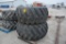(2) Firestone 28L-26 tires on 10 bolt rims