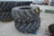 (2) Trelleborg 600/65R28 tires