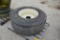 425/65R22.5 truck tire on 8 bolt rim