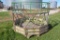 round bale hay feeder w/hay saver inserts