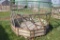 round bale hay feeder w/hay saver inserts