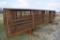 (10) 24' free standing pipe gates
