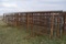 (2) 24' free standing pipe gates w/ 10' swing gate