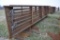 (10) 24' free standing pipe gates