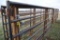 (2) 24' free standing pipe gates w/ 10' swing gate