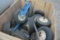 crate of Kinze ground drive tires and parts