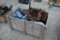 Crate of Kinze fertilizer parts