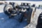 (2) axles and tires off Transcraft flatbed semi trailer