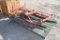 wooden horse drawn sleigh runners and wooden deck