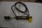 small hyd. cylinder w/ hoses