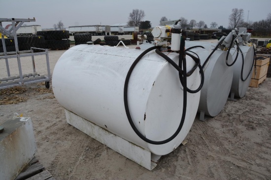 500 gal. fuel tank w/ electric pump