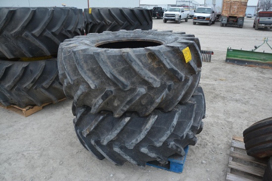 (2) Trelleborg 600/65R28 tires