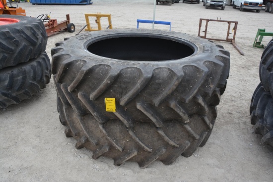 (2) BKT 480/80R46 tires