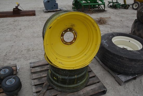(2) 26x16 8 bolt JD rims off S-series 2wd combine