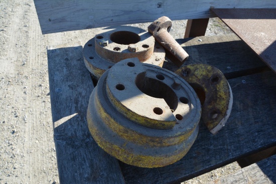 (2) John Deere 10 bolt 6" dual spacers