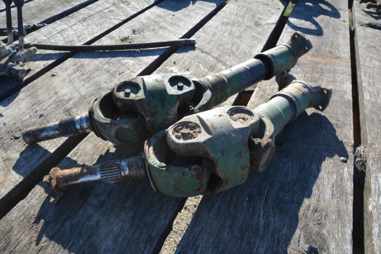 (2) front John Deere CV axles