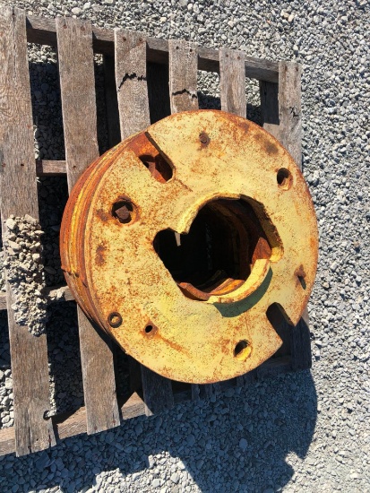 (6) John Deere rear wheel weights
