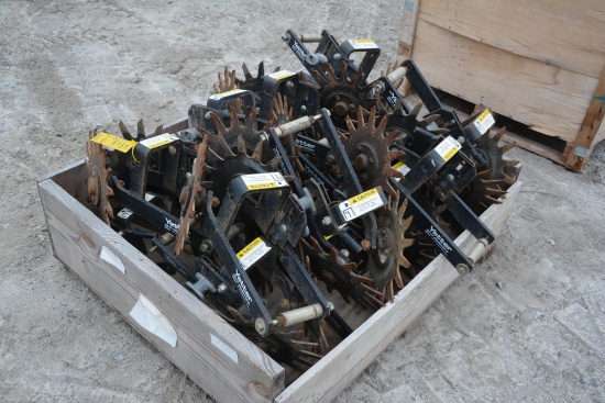 (12) Yetter floating row cleaners