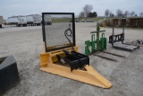 Root Hog skid steer tree shear w/ hyd. grapple