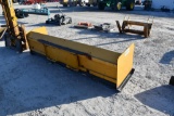 Express 10' snow pusher with skid steer hook ups