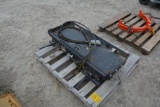 Bradco skidsteer hyd. adj. plate