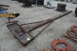shop built 20' skid steer truss boom