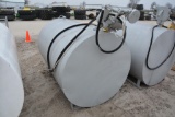 500 gal. fuel tank w/ 110 volt electric pump