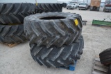 (2) Trelleborg 600/65R28 tires