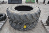 (2) 420/85R34 Firestone tires