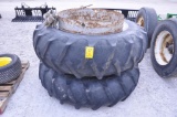 18.4-38 tires on clamp on dual wheels