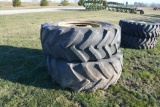 Goodyear 580/70R38 tires and rims