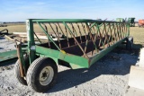 SI 20' hay feeder on wheels