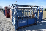 Priefert cattle catch chute w/palpation cage