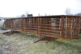 (10) 24' free standing pipe gates